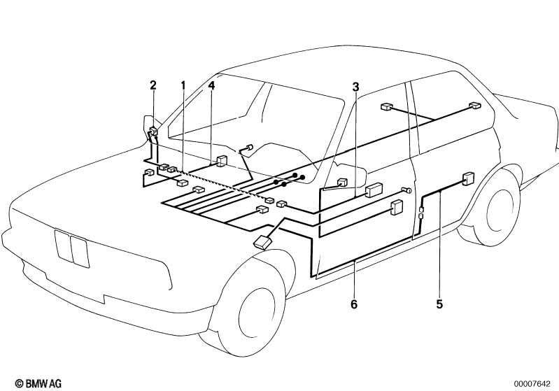 BMW Wiring Electric Mirror