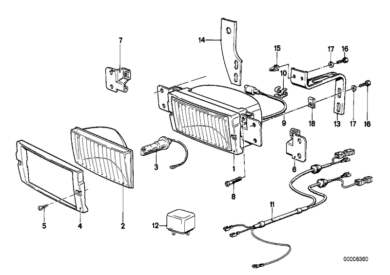 BMW Wiring Set Fog Lights