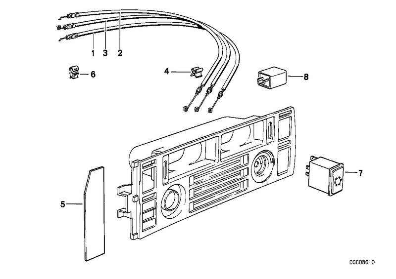 BMW Clamp Bowden Cable