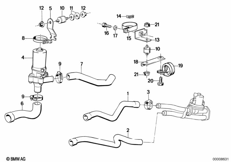BMW Water Hose