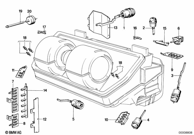 BMW Actuator Air Recycling Flap