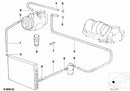 BMW Air Conditioning Pressure Hose