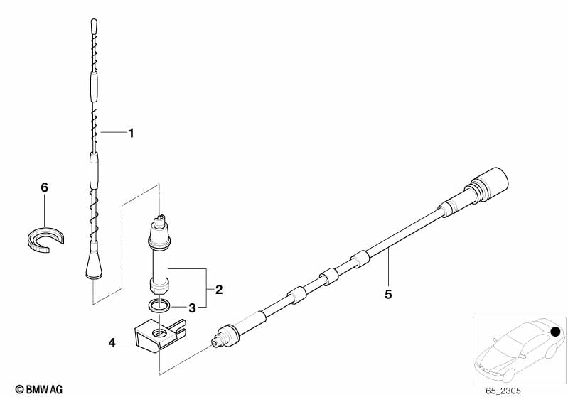 BMW Antenna Key