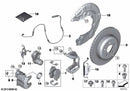 BMW Warning Contact Brake Pad Wear Sensor
