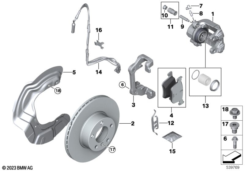 BMW Brake Pad Wear Sensor