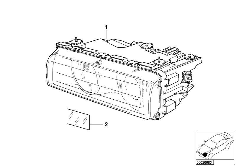 BMW Headlight Xenon