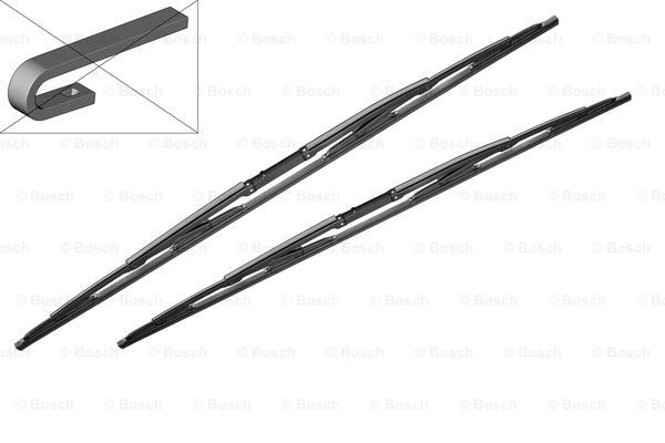 Genuine Bosch BMW Windscreen Wiper Blade Set