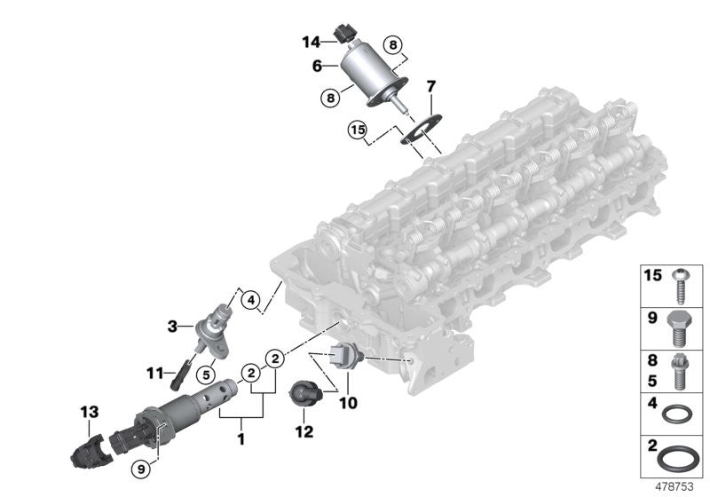 BMW Eccentric Shaft Variable Valve Lift Actuator Seal Gasket