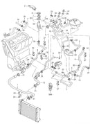 Genuine Bosch Audi Porsche Seat VW Engine Coolant Electric Additional Water Pump