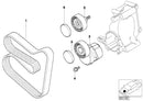 BMW Deflection Guide Pulley V-Ribbed Belt