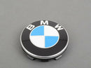 Genuine BMW Centre Hub Cap Chrome Ring Set of 4