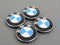 Genuine BMW Centre Hub Cap Chrome Ring Set of 4