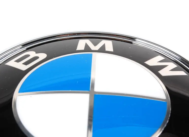 Genuine BMW Boot Trunk Badge Emblem + Grommet Set