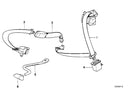 Genuine BMW Rubber Grommet Rear Seat