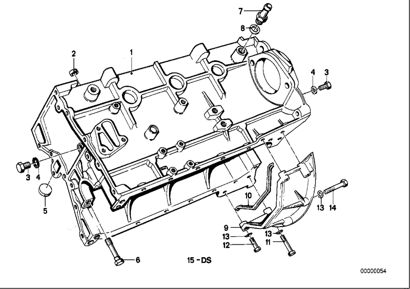 BMW Crankshaft Main Bearing Cap Bolt