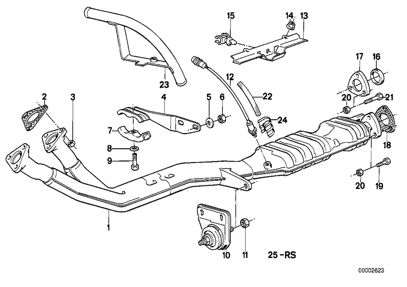 BMW Exhaust Support