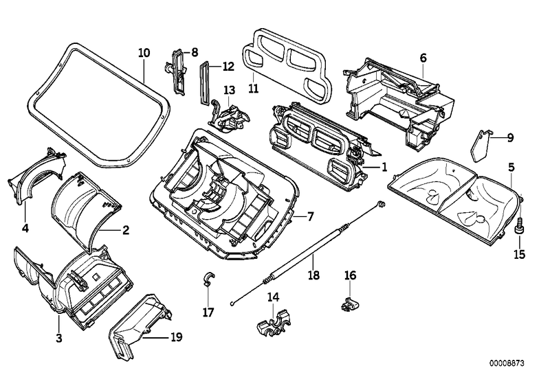 Genuine BMW Gear Flap Position