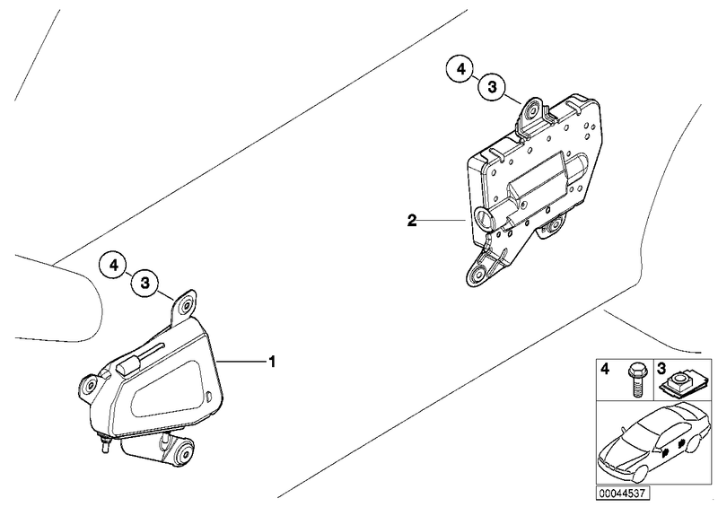 BMW Airbag Module Front Door Right