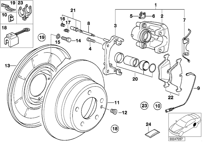 Genuine BMW Brake Disc Protection Plate