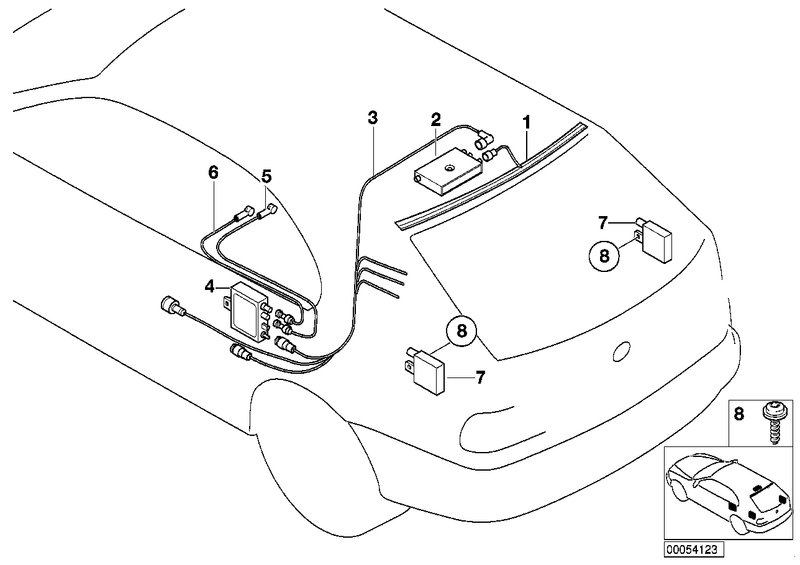 BMW Rear Window Antenna