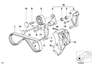 Genuine INA BMW Hydraulic Belt Tensioner Vibration Damper