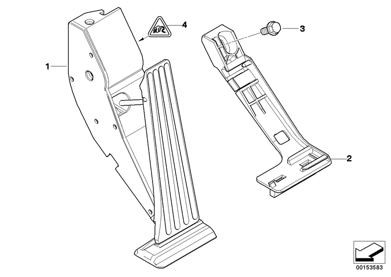 BMW Mini Adaptor Plate Accelerator Pedal Module