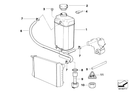BMW Engine Radiator Coolant Water Expansion Tank