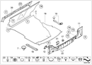 Genuine BMW Through-Loading Cross Member Trim