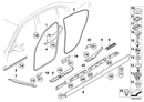 BMW Door Seal Gasket Rubber Front