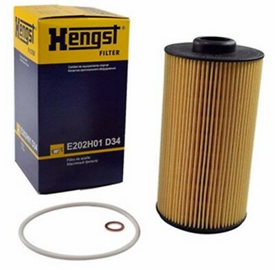 Genuine Hengst BMW Engine Oil Filter and Seal Kit