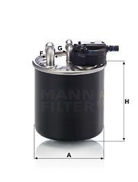 Genuine Mann Filter Mercedes-Benz Fuel Filter